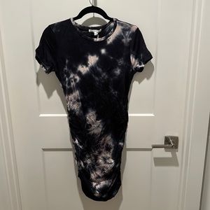 ANTISTAR Black & White Tie Dye Bodycon Dress - NWT